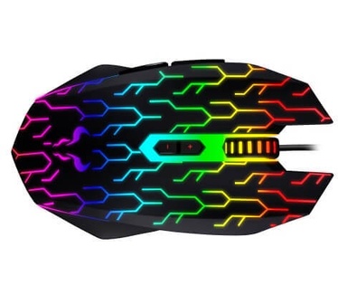 Riotoro Mouse USB Uruz Z5 Lightning RGB 4000DPI,16.8mill color,optical (MR-600L)