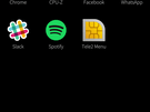 Jolla C met Sailfish OS screenshot