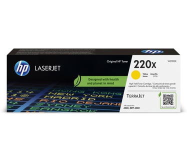 HP 220X originele LaserJet-tonercartridge, geel