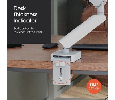 Vogel's MOMO 2137B Monitorarm Wit