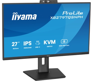 Iiyama XB2797QSNPH-B1 27IN IPS LCD 4MS 2560X1440 350CD/M2 HDMI/DP/USB 2