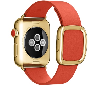 Apple Watch Edition (rozegouden moderne gesp, 38mm) Rood (Rood)