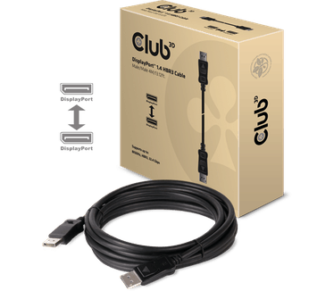Club 3D DisplayPort&#8482; 1.4 HBR3 8K60Hz Cable