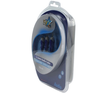 HQ Products 3.5mm/2x RCA, 10m