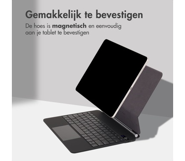 Accezz Magnetic Bluetooth Keyboard Apple iPad Air 11 inch (2025) M3 / (2024) M2 / Pro 11 (2018/2020/2021/2022) - QWERTY / NL - Zwart