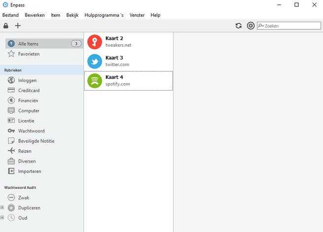 enpass interface