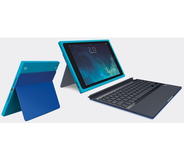 Logitech BLOK - Beschermende toetsenbordcase voor iPad Air 2 Blauw (Azerty)