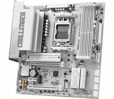 ASRock B850M Challenger WiFi White