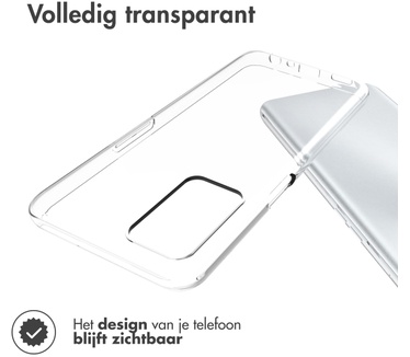 Accezz Clear Backcover Oppo A16(s) / A54s - Transparant