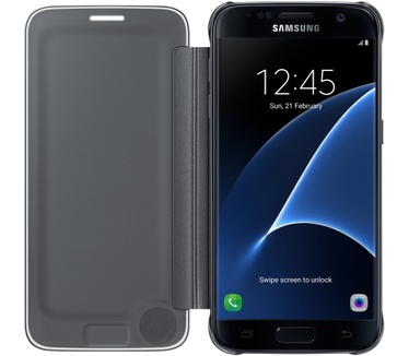 Samsung Galaxy S7 Clear View Cover (Galaxy S7) Zwart