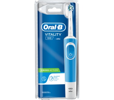 Oral-B Vitality 100 Blauw CrossAction Elektrische Tandenborstel Powered By Braun