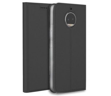 qMust Motorola Moto G5S Plus TPU Wallet Case - Zwart