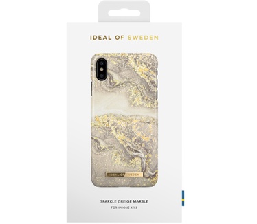 iDeal of Sweden Sparkle Greige Marble (X/XS) Goud