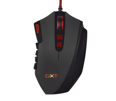 Trust GXT 166 MMO Gaming Mouse - Muis - laser - met bekabeling - USB