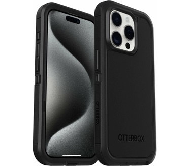Otterbox Defender Series XT voor iPhone 15 Pro, Black (iPhone 15 Pro) Zwart