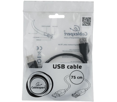 Gembird CC-USB2-AMAF-75CM/300-BK