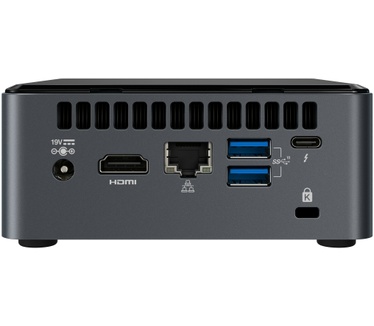 Intel NUC NUC10i7FNHN. Type behuizing: UCFF, Type product: Mini PC barebone. Ondersteunde geheugen types: DDR4-SDRAM, Aantal geheugenslots: 2, Maximum intern geheugen: 64 GB. Ondersteunde types opslag-drives: HDD & SSD, Opslag schijf-interface: M.2, SATA