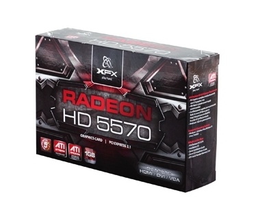 XFX HD 5570 1024 MB DDR2 HDMI (HD-557X-ZHF2)