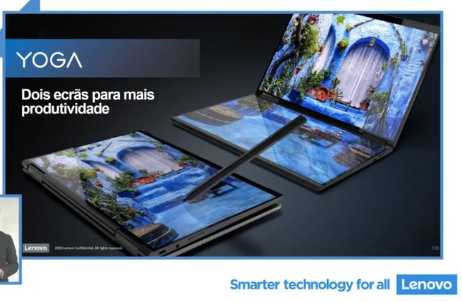 Lenovo Yoga dualscreen presentatie