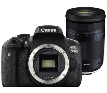Canon EOS 750D + Tamron 18-400mm f/3.5-6.3 Di II VC HLD Zwart