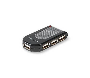 Belkin Hi-Speed USB 2.0 4-Port Lighted Hub