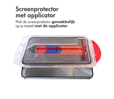 Accezz Gehard Glas Privacy Screenprotector + Applicator