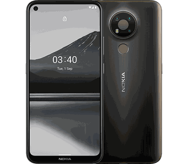 Nokia 3.4 Zwart Grijs, Zwart