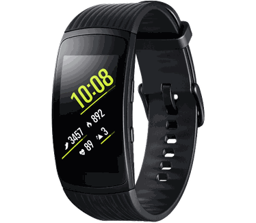 Samsung Gear Fit 2 Pro Large (+ Speedo Pack) Zwart (Zwart)
