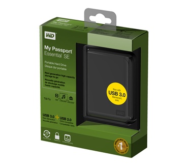 WD My Passport Essential SE 3.0 750GB Zwart