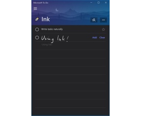 Ink To-Do Windows