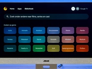 Google TV op de ASUS ZenScreen Smart Monitor MS32UC