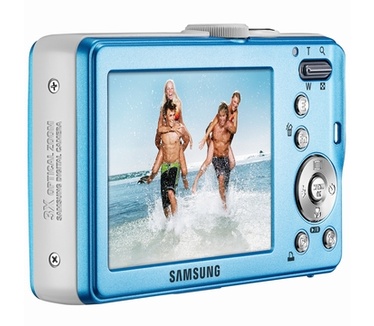 Samsung L201 Blauw (Achterkant)