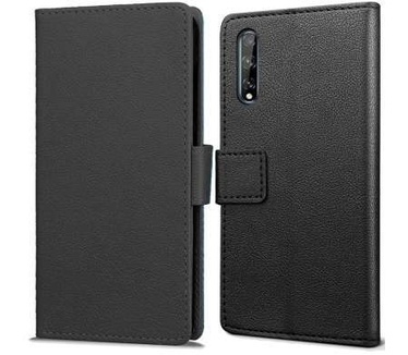 qMust Huawei P Smart S Wallet Hoesje Zwart