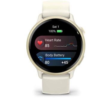 Garmin vivoactive 6, Goud (Wit)