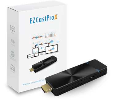 EZCast EZCast Pro Dongle II - 5 GHz HDMI ontvanger dongle met Multicast en Multiview