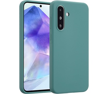 Accezz Liquid Silicone Backcover Samsung Galaxy A36 - Donkergroen