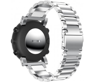 qMust Metalen armband voor Suunto Core Zilver