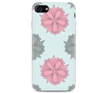 Just in Case iPhone 7 Hoesje Mandala Bloemen Groen