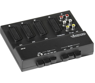 Vivanco SBX 84 3-fach RGB-Scartschaltpult