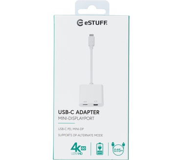 eStuff USB-C MiniDP Charging Adapter