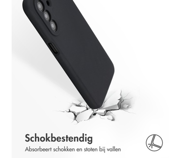 Accezz Liquid Silicone Backcover Samsung Galaxy A27 (5G) - Zwart