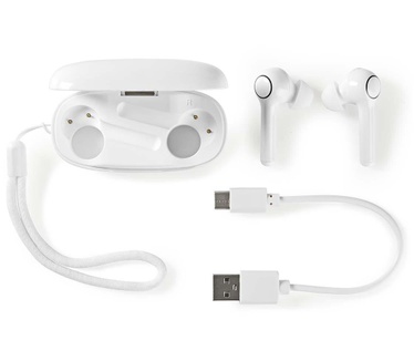 Nedis Volledig draadloze Bluetooth®-oordopjes (Wit)