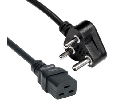 Eeconn Netsnoer, India - C19, 3x 1.50mm