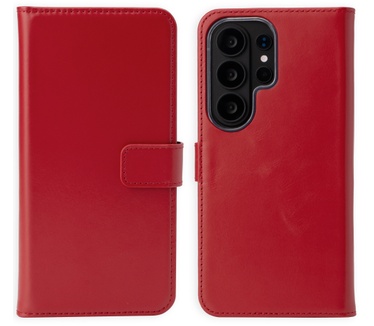 Selencia Echt Leren Bookcase Samsung Galaxy S26 Ultra - Rood