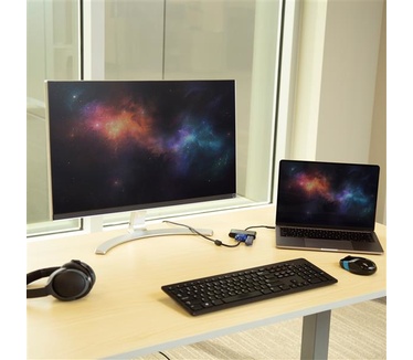Startech.com USB-C naar VGA multifunctionele adapter met Power Delivery en USB-A poort