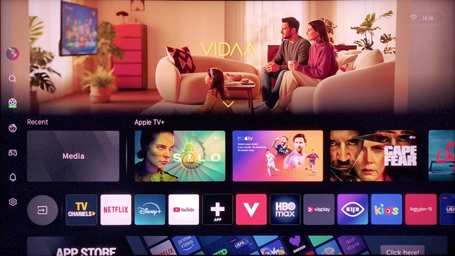 hisense ur9s - geen reclame meer in Vidaa-homescherm