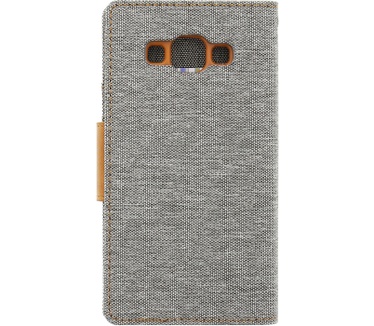 Mercury Canvas Diary Wallet Case Samsung Galaxy A5 (2016) - Grey Grijs