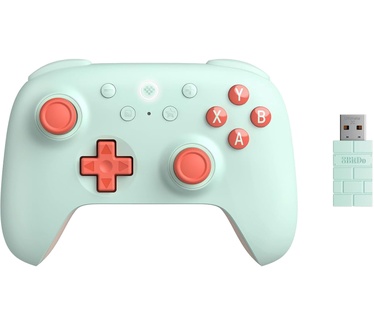 8Bitdo Ultimate 2C Wireless Pad Mint Groen, Mint, Multi-color, Oranje, Turquoise