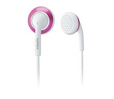Philips SHE2648 (Roze, Wit)