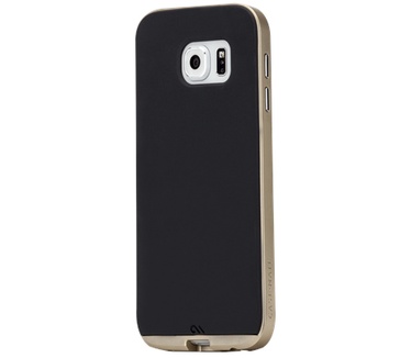 Case-Mate Samsung Galaxy S6 Slim Tough Case Zwart/goud